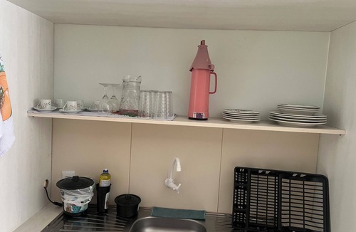 Monte Castelo Apartment | Apartment with balcony and suite for couple and child