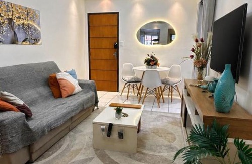 Sao Luis Apartment | Apartamento Premium no Bairro Vinhais - Ar na sala, suíte e perto do Shopping