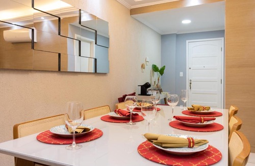 Vila Nova Apartment | Apto, 2 Suítes a 100m da Praia do Forte, 3 Ar Split, Kit Praia, Garagem