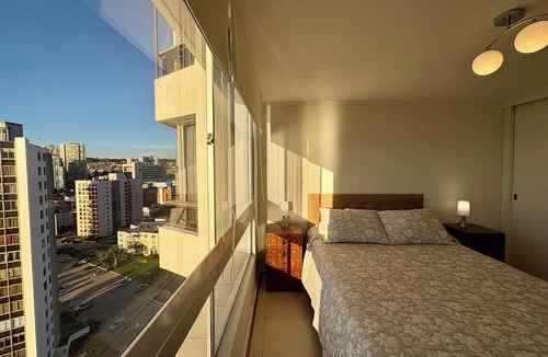 Vina del Mar Apartment | Beachfront Apartment - Home Office Views & Parking