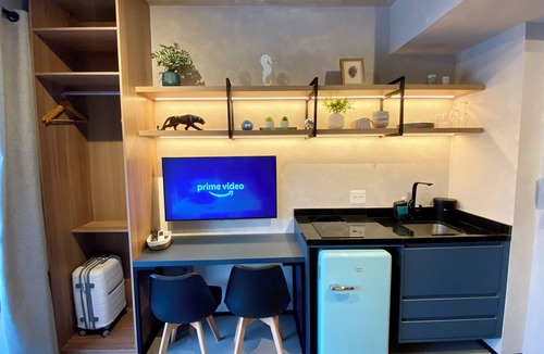 Vila Clementino Apartment | Beautiful cozy studio next to the metro and shopping center automated with Alexa