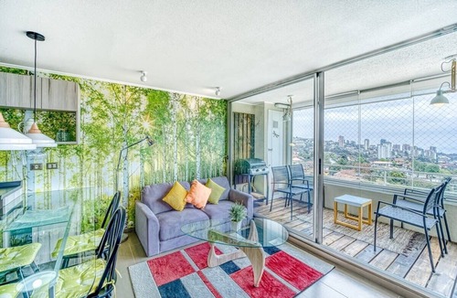 Renaca Apartment | Blue Oasis 2BR W/Pool, Parking & Gym
