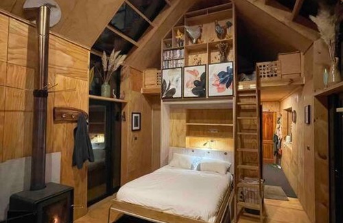 Diguillin Province Ski Chalet | Cabaña con Tinaja para disfrutar y Home Office para teletrabajar se requiere 4x4