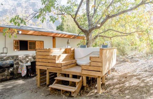 San Alfonso Ski Chalet | Cabaña de montaña (jacuzzi exterior)