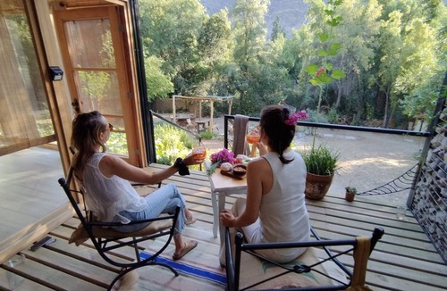 San Alfonso Cabin | Cajón del maipo Casa clara