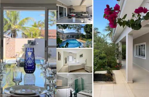 Balneario Florida House | Casa 300m Praia, Ar condicionado, Área Gourmet, Piscina climatizada