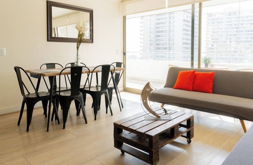 Vitacura Apartment | Charming 2-bedroom apartment with AC, WiFi in Parque Arauco