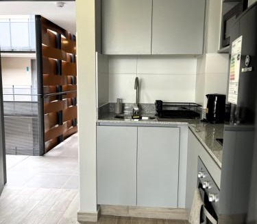 Downtown Santiago Apartment | Checkinchile 615 Depto nuevo para tres al lado del Movistar Arena y Parque O'Higgins