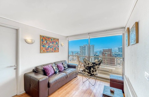 Vina del Mar Apartment | City & Sea 2D con Vista al Mar