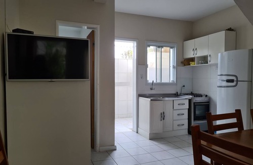 Garopaba House | Complete House 100m from the Beach | 2 Bedrooms | Air Conditioning, Wi-Fi and BBQ