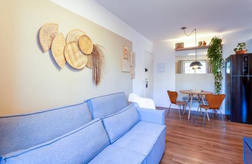 Paraiso Apartment | Completo & Família, Quarto cama Queen com AC, Berço opcional, Sofá Cama, Vaga inclusa, Varanda, Wifi 500Mb - Metro Paraíso Av Paulista
