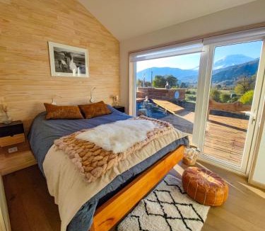 Malalcahuello Ski Chalet | Confortable refugio de monataña con vista al Volcan