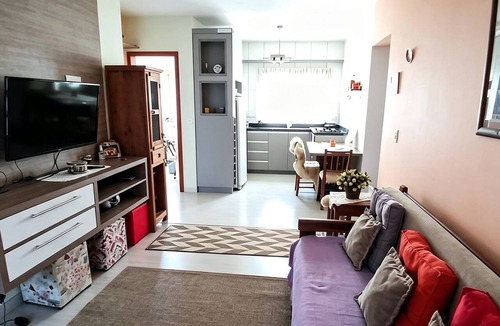 Centro Apartment | Cozy apartment with fireplace, 5 minutes from the Stone Cathedral and 10 minutes from Gramado.