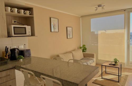 Chillan Apartment | Departamento Centro Chillan - Parking -Vista