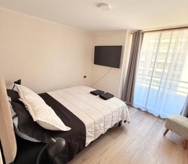 Downtown Santiago Apartment | Departamento con estacionamiento incluido, Ideal para ir de compras y conectar con puntos turísticos