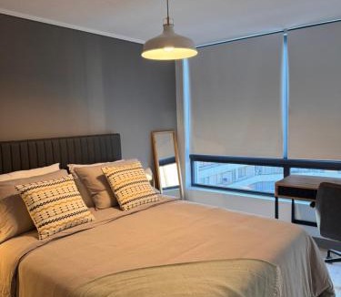 Downtown Santiago Apartment | Departamento Luminoso con Cowork y Gimnasio - Barrio República