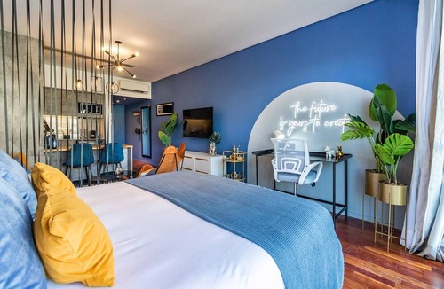 Palermo Apartment | Designer studio in Palermo H with rooftop pool