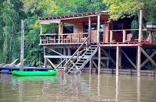 Partido de Tigre House | Eco Cabaña Río con Pileta privada