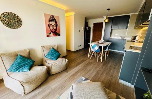 Los Angeles Apartment | Exclusivo Departamento Equipado Estacionamiento Privado 2D-2B con Excelente ubicación en Los Ángeles