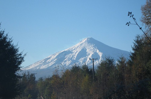 Villarrica Bed & Breakfast | Family Accommodation View of the Volcano