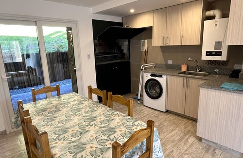 San Martin de los Andes Condo | Family Getaway with Waterfall View I Ayres del Bosque Accommodations