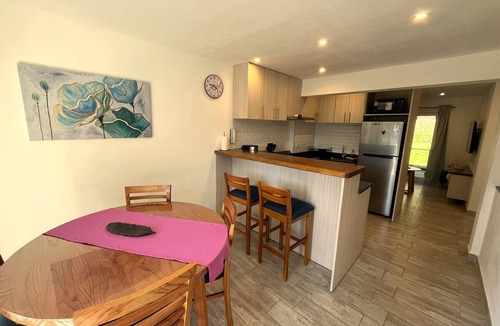 San Martin de los Andes Condo | Family Getaway with Waterfall View I Ayres del Bosque Accommodations