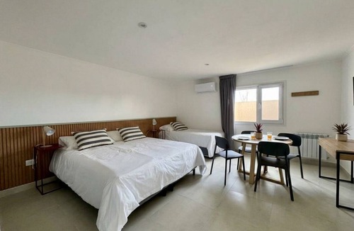 Azul Apartment | Family room with a bunk bed