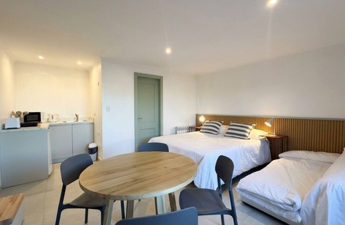Azul Apartment | Family room with a bunk bed