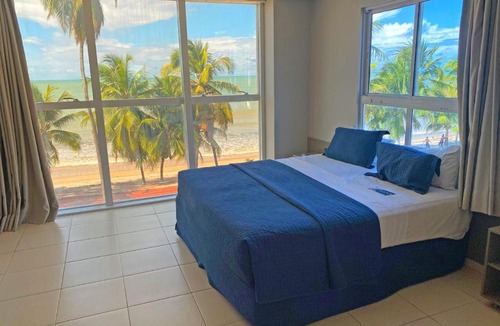 Cabo Branco Apartment | Flat Beira Mar do Cabo Branco Quarto com linda vista para o mar