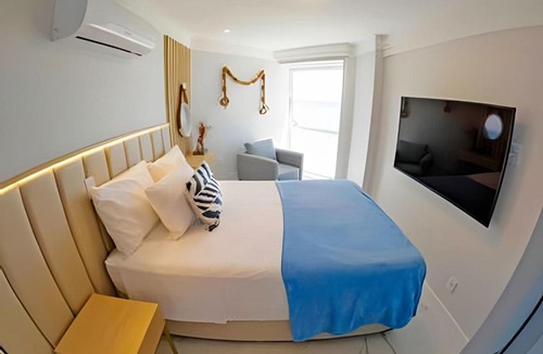 Boa Viagem Apartment | Flat Beira-Mar em Hotel de Alto Padrão - Andar Alto - Vista mar
