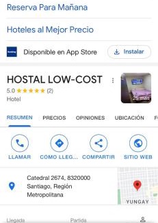 Downtown Santiago Apartment | Group Low Cost SPA