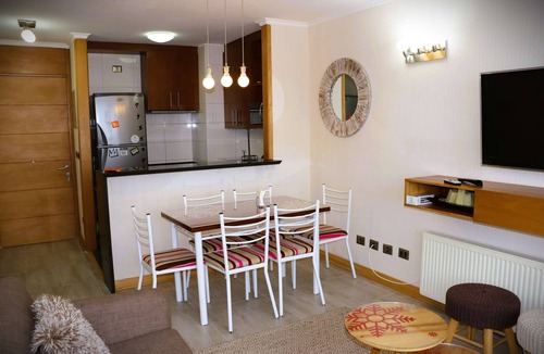 Valle Nevado Apartment | HOM Frente a la Cordillera 8PAX Valle Nevado
