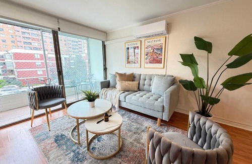 Providencia Apartment | HOM I A pasos Metro InésDeSuárez 4PAX, Providencia MPD31