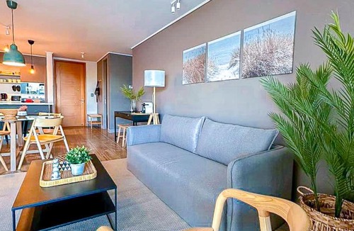 Pucon Apartment | HOM I Dpto Frente al Lago Calefacción Piscina Gym Estacionamiento Muelle privado