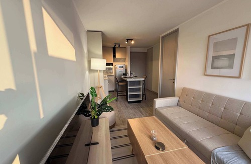 Downtown Santiago Apartment | HOM I WiFi Calefacción Gimnasio Movistar Arena