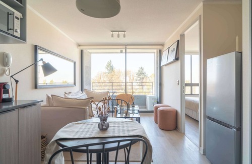 Downtown Santiago Apartment | HOM l 1D1B I WiFi l AA l Parking l Movistar Arena