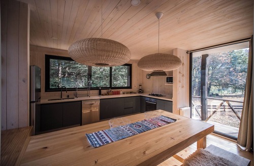 Malalcahuello House | House with Forest and Hot-Tub in Malalcahuello near Corralco