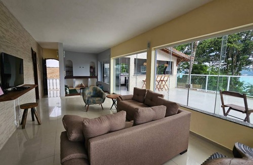 Tenorio House | House with pool and view of the Itagua coastline - Praia Vermelha/Tenorio - Ubatuba