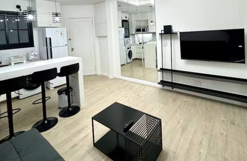 San Nicolas Apartment | In front of the Obelisk with washer-drier