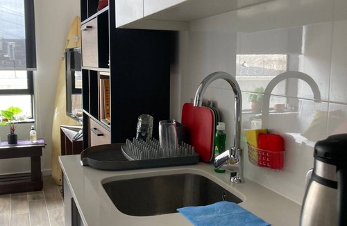 Valparaiso Apartment | Incredible Loft in Valparaiso. Bathroom Ensuite Fully equipped kitchen. Workspace.