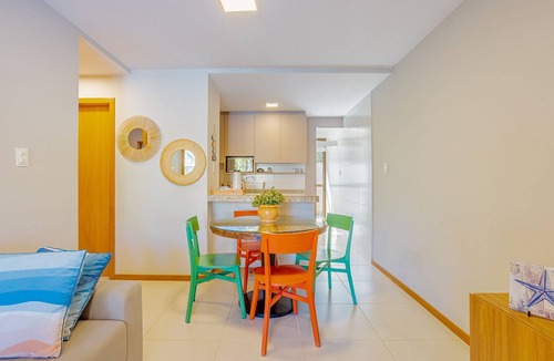 Itacimirim Apartment | IT111 Beautiful Beachfront Apartment with 2 Suites - Itacimirim