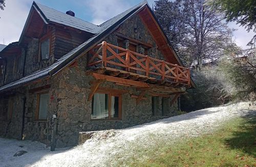 La Villa Ski Chalet | LA Nevadita, Chalet cabin located near the center- It includes suite room with double bed and another 2 bedrooms with two singles beds- Living room fireplace, Hot water, WI-FI