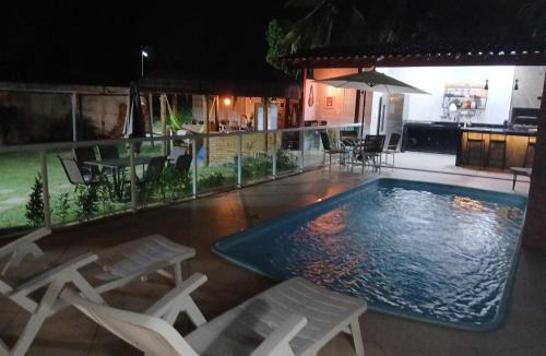 Recanto da Sereia House | Linda casa com piscina, quiosque e churrasqueira a 150 metros da praia