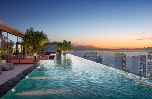 Graca Apartment | Loft Exclusive com Varanda Vista Mar Piscina Gyn Rooftop 1512 GOLD VIP