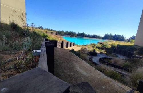 El Tabo Apartment | Maravilloso Depto 2D2B en Condominio LagunaMar con Vista Hermosa a la Laguna Estacionamiento y Piscina
