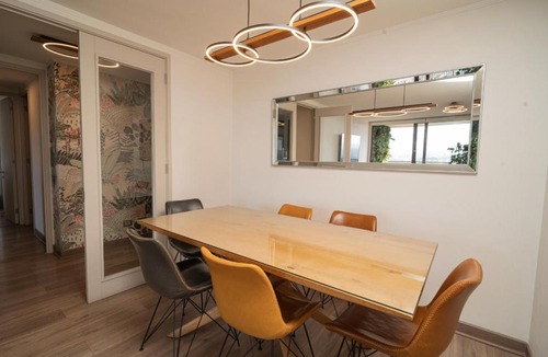 Nunoa Apartment | Moderno Depto 2D con Vista a la Cordillera, Terraza y Parking