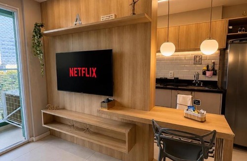 Santo Cristo Apartment | nodiCarol-apê moderno, conforto, aconchego, fácil locomoção, cozinha completa, ar condicionado, suíte, piscina, portaria 24h, vaga grátis, lazer e vista Cristo para até 6 pessoas no Porto Maravilha - Rio