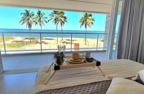 Barra do Sirinhaem House | Piscina aquecida, 5 suítes e pé na areia com vista espetacular!