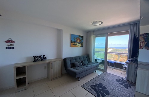 Ponta Negra Apartment | Ponta Negra Building Blue Ocean, the best view of Morro do Careca, family-friendly.