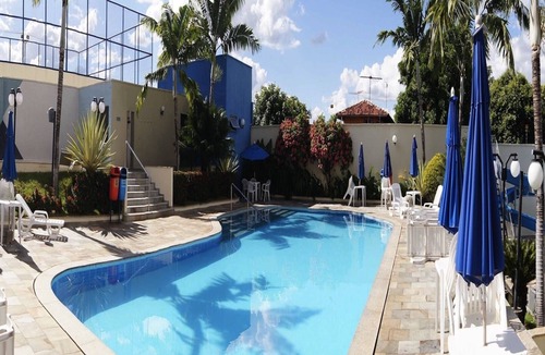 Do Turista Apartment | Prive das Caldas, 8 swimming pools, sauna, 2 air-conditioned rooms for up to 5 people, garage